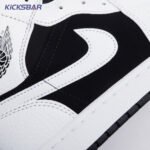 Air Jordan 1 Mid White Black Unisex - Image 11