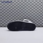 Air Jordan 1 Mid White Black Unisex - Image 6