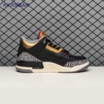 Air Jordan 3 Black Gold Men's - Image 4
