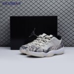 Jordan 11 Retro Low Snake Light Bone CD6846-002 Unisex