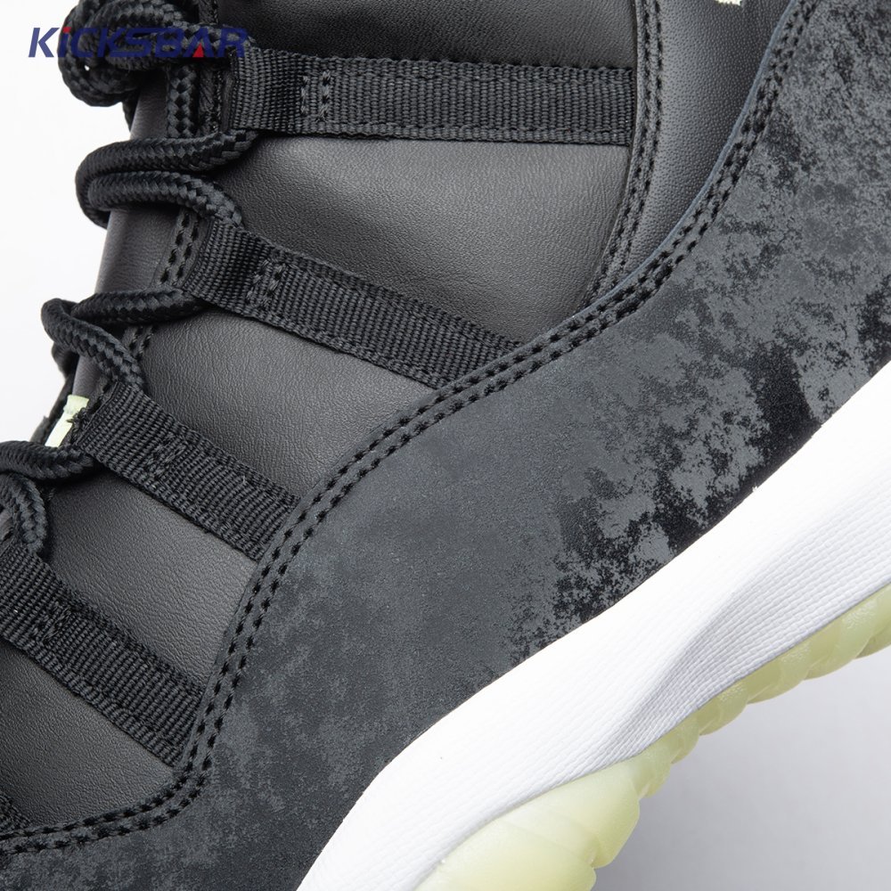 Jordan 11 Retro Black Barely Volt IB1378-001 Unisex - Image 11