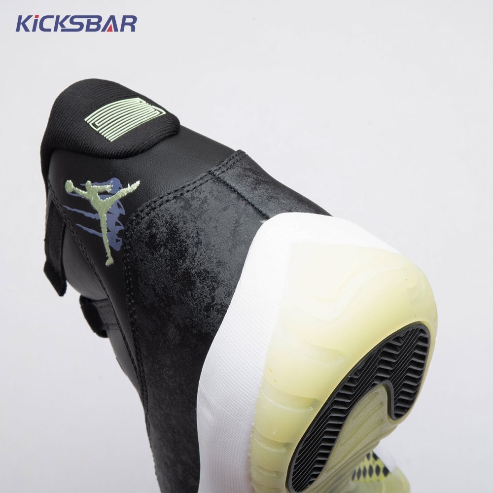 Jordan 11 Retro Black Barely Volt IB1378-001 Unisex - Image 12