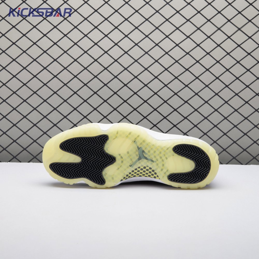 Jordan 11 Retro Black Barely Volt IB1378-001 Unisex - Image 6