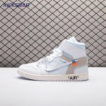 Jordan 1 Retro High Off-White Alaska AA3834-100 Unisex - Image 4